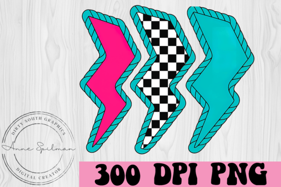 Download Western Lightning Bolts Turquoise Check - Turquoise Collection