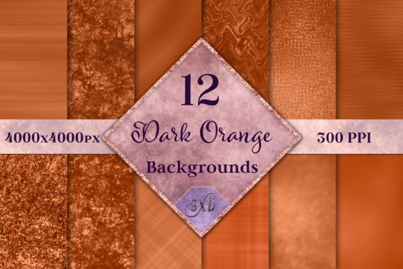 Download Dark Orange Backgrounds - 12 Image Set - Orange backgrounds Collection