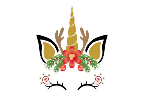 Download Christmas Unicorn, Vector Designs - Vector designs Collection